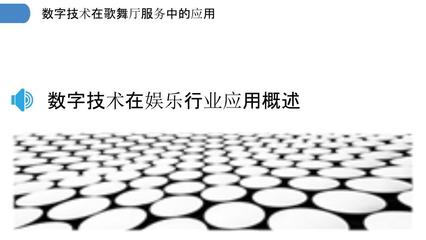 数字技术在歌舞厅服务中的应用与洞察 以数字技术服务重塑娱乐体验